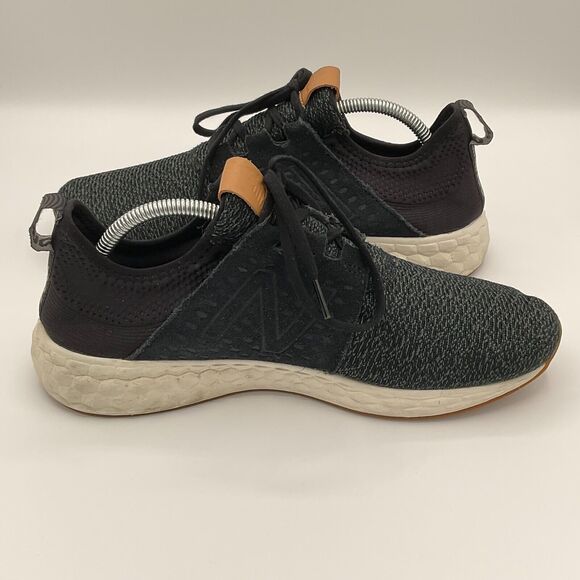 New Balance Womens Fresh Foam Cruz WCRZRRB Black Running Shoes‎ Sneakers Size 11 - Picture 4 of 9